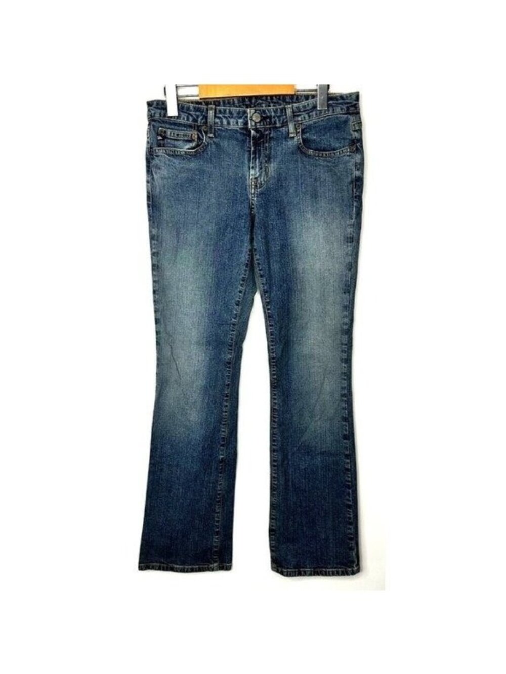 Polo Ralph Lauren Kelly Bootcut Jeans Womens Blue Denim Y2K Size 8 32x31